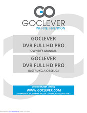 Goclever DVR FULL HD PRO Owner's Manual