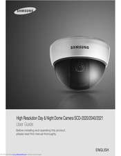 Samsung SCD-2021 User Manual