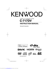 Kenwood C-717DV Instruction Manual
