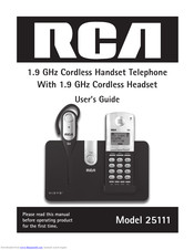 Rca 25111 User Manual