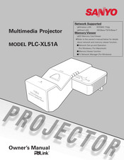 Sanyo PLC-XL51A Owner's Manual
