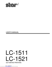 Star LC-1521 User Manual