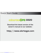 ALERTEGPS G520 Quick Start Manual