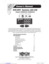 Tripp Lite ECO-UPS ECO650LCD Owner's Manual