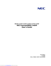 NEC Express5800/140Hf User Manual