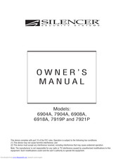 Silencer 7919P Owner's Manual