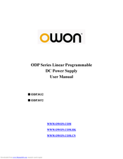 Owon ODP3032 User Manual