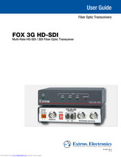 Extron Electronics FOX 3G HD-SDI User Manual