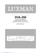 Luxman DVA-250 Owner's Manual