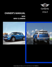 MINI COOPER,  COOPER Owner's Manual