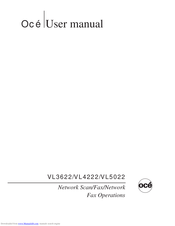 Oce VL3622 User Manual