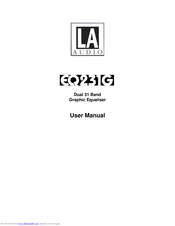 LA Audio EQ231G User Manual