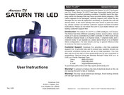 American DJ Saturn Tri LED User Instructions