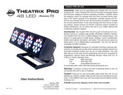 American DJ Theatrix PRO 48 LED User Instructions