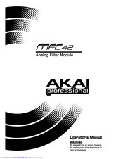 AKAI MFC42 Operator's Manual