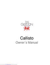 Gryphon Callisto Owner's Manual