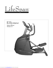 LifeSpan EX3 Owner's Manual