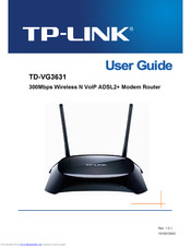 Tp Link TD-VG3631 User Giude