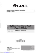 Gree GWH12MB-A3DNC5A Owner's Manual