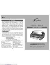 Royal Sovereign RSL-2702 Owner's Manual