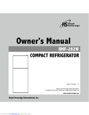 Royal Sovereign RMF-282W Owner's Manual