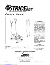 Stamina InStride Pro 40-0048 Owner's Manual