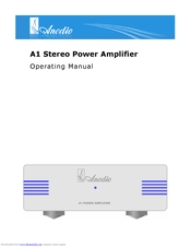Anedio A1 Operating Manual