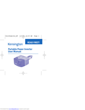 Kensington Portable Power Inverter User Manual
