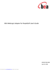 BEA WebLogic Server User Manual