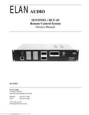 ELAN AUDIO SENTINEL RCU-01 Owner's Manual