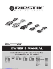 Ripstik RipSter DLX 15055301 Owner's Manual