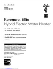 Kenmore Elite 153.321180 Use & Care Manual