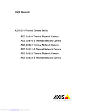 Axis Q1922-E User Manual