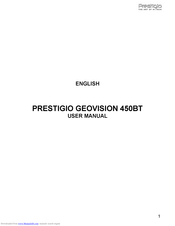 Prestigio GEOVISION 450BT User Manual