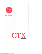 CTX PR700 User Manual