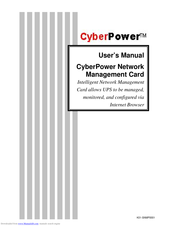 CyberPower Network Management Card User Manual