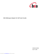 BEA WebLogic Server User Manual