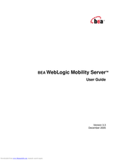BEA WebLogic Mobility Server User Manual