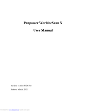 Penpower WorldocScan X User Manual