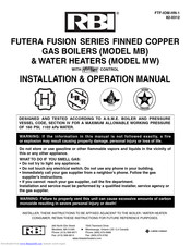RBI FUTERA FUSION MB-2000 Installation & Operation Manual