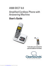 ClearSounds A500 DECT 6.0 User Manual