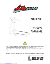 LifeSpan Super User Manual