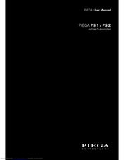 Piega PS 2 User Manual