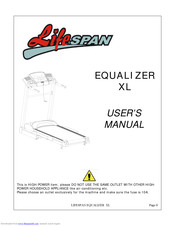 LifeSpan Equilizer XL User Manual
