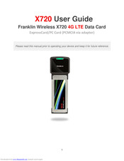Franklin X720 User Manual