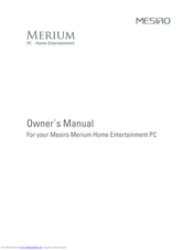 Mesiro Merium Owner's Manual