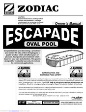 Zodiac Escapade Owner's Manual