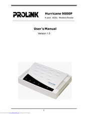 Prolink Hurricane 9000P User Manual