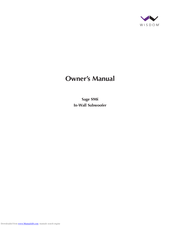 Wisdom Sage S90i Owner's Manual