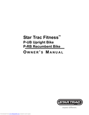 STAR TRAC FITNESS P-RB Owner's Manual